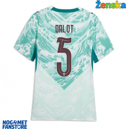 Portugal Diogo Dalot #5 Gostujuci Dres za Ženska SP 2026 Kratak Rukav